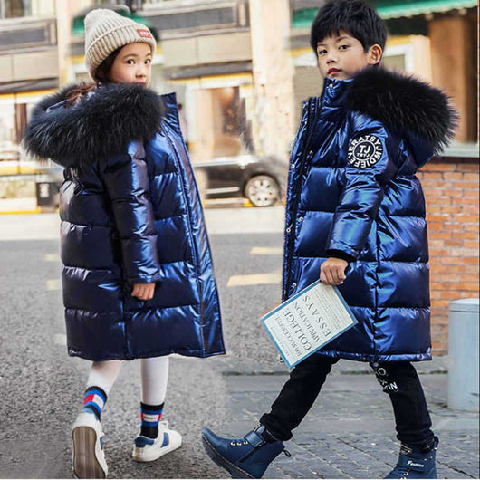 Chaqueta Acolchada Brillante para Niños