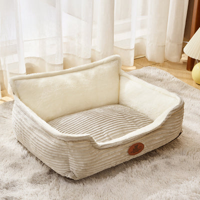 Cama Convertible para Perros y Gatos - Nido Térmico 4 Estaciones con Cojín Desmontable - Image 4