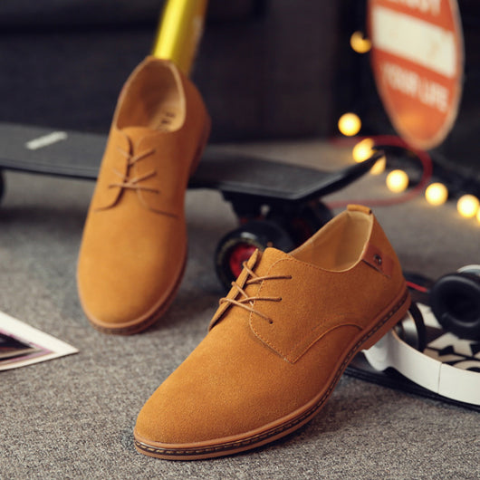 Zapatos de Cuero Premium para Hombre Talla Grande con Acabado Mate - Image 4