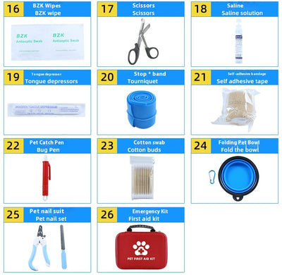 Kit de Emergencia Veterinaria Portátil para Mascotas - Image 9