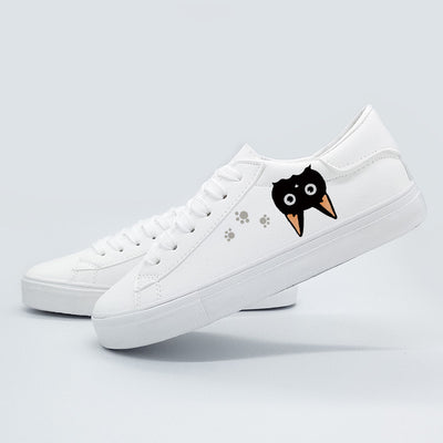 Zapatillas Casuales Anime Gato Pintadas a Mano - Image 3