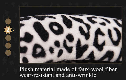 Funda Peluche para Volante de Auto Diseño Leopardo - Image 12