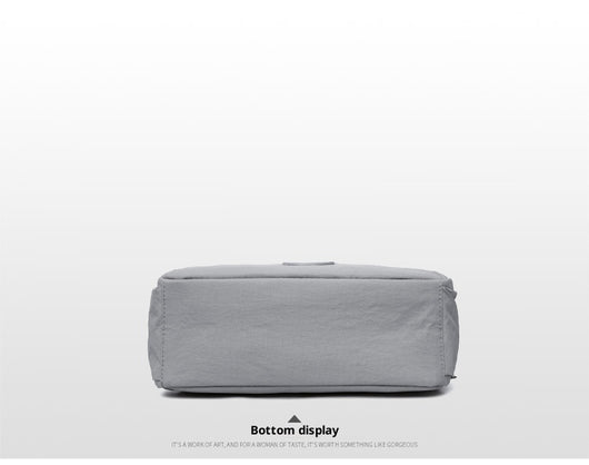 Bolsa Mensajera Casual Ligera Multicompartimento Diseño Simple - Image 16