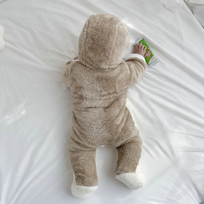 Pijama Enterizo para Bebé con Pie - Algodón Acolchado Grueso y Cálido - Image 2