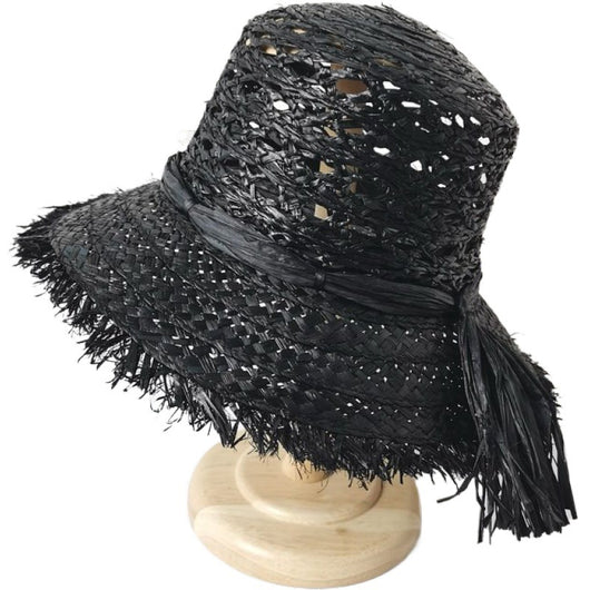 Sombrero de Rafia Transpirable con Bordes Naturales - Image 3