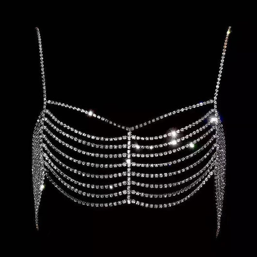 Cadena Corporal de Strass para Mujer - Sujetador Joyero - Image 10