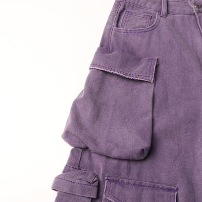 Pantalón Cargo Recto de Cintura Alta para Mujer - Image 18