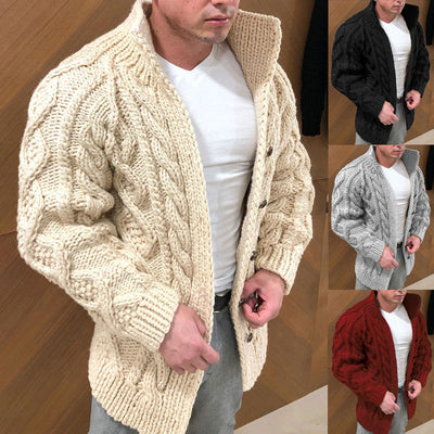 Cardigan de Botones con Cordón