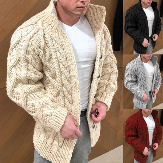 Cardigan de Botones con Cordón