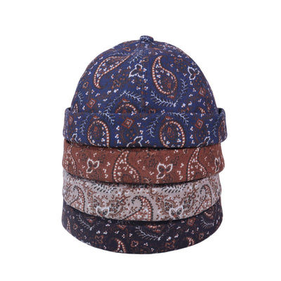 Gorra Estilo Señor Estampado Floral Melón para Primavera y Otoño Hombre - Image 16