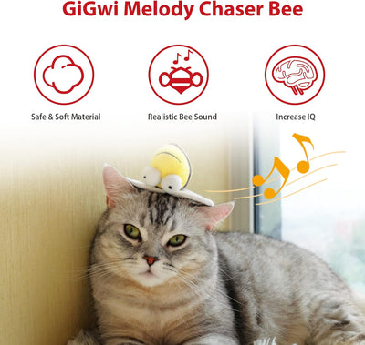Juguete Interactivo para Gatos con Sonidos y Chirridos - Juguete Musical Perseguidor de Melodías - Image 6
