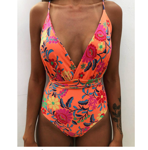 Traje de Baño Enterizo Espalda Descubierta para Mujer - Image 9