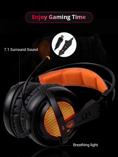 Auriculares Gaming 7.1 Surround USB - Audio Inmersivo Profesional