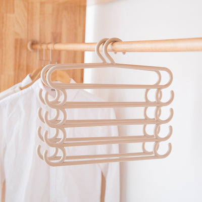 Perchero Organizador Multicapas de Acero Inoxidable para Pantalones y Ropa - Image 3
