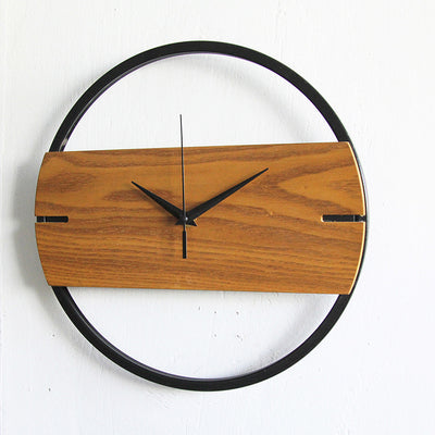 Reloj de Pared Silencioso Estilo Nórdico en Madera - Diseño Moderno Minimalista - Image 2