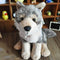Peluche Lobo Gris Realista - Juguete de Simulación Premium