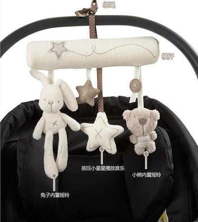 Juguetes Colgantes Suaves para Bebé - Sonajeros de Peluche para Cuna y Carrito - Image 3