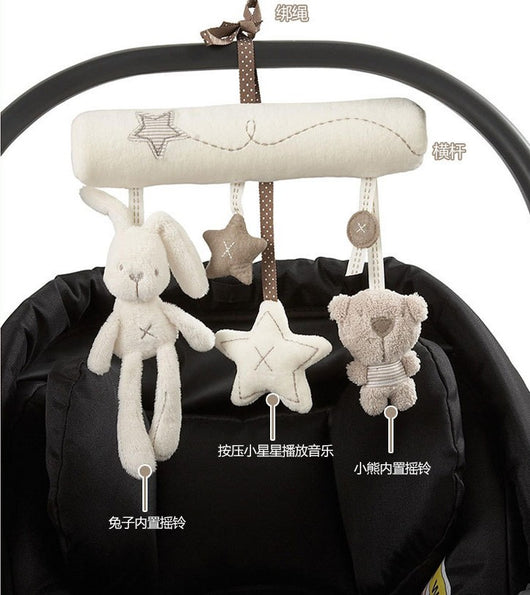 Juguetes Colgantes Suaves para Bebé - Sonajeros de Peluche para Cuna y Carrito - Image 3
