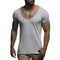 Camiseta Masculina Gola V Slim Fit - Leve e Fresca para o Verão