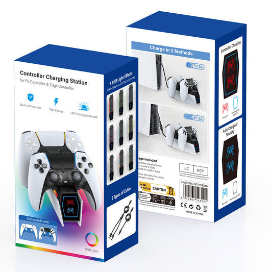 Control Inalámbrico RGB con Cargador Integrado y Indicador LED - Image 2
