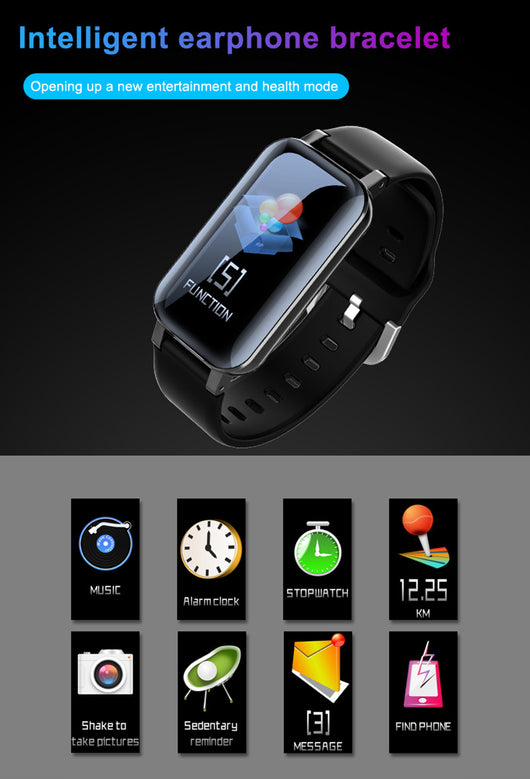 Pulsera Inteligente 2 en 1 con Auriculares Inalámbricos Bluetooth - Image 10