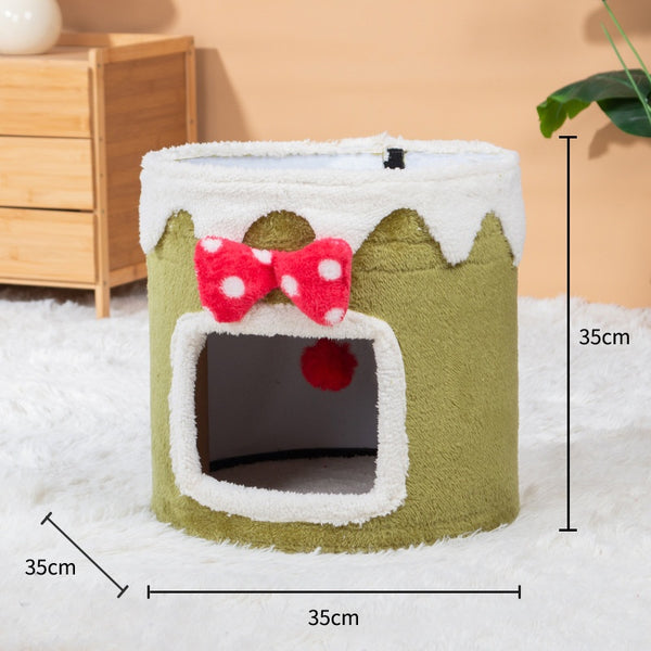 Árbol Rascador Doble para Gatos - Nido Cuatro Estaciones Universal - Image 5