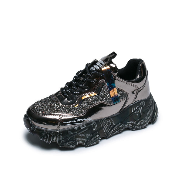 Zapatillas Deportivas Casuales Plataforma con Malla Transpirable