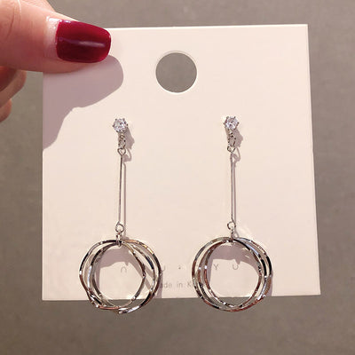 Aretes Largos Colgantes de Cristal para Mujer - Diseño Elegante y Sofisticado - Image 69
