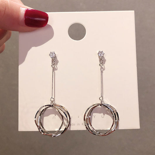 Aretes Largos Colgantes de Cristal para Mujer - Diseño Elegante y Sofisticado - Image 69