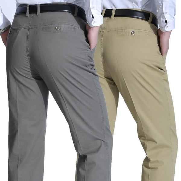 Pantalones Casuales de Moda y Comodidad para Hombre Maduro