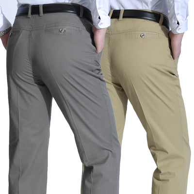 Pantalones Casuales de Moda y Comodidad para Hombre Maduro