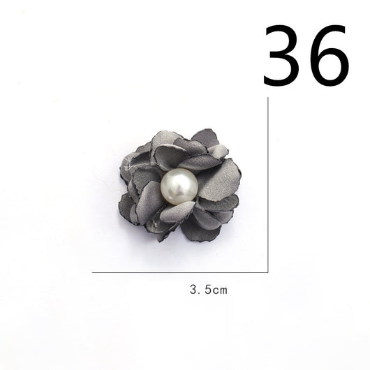 Diadema de Flores de Tela con Base Adhesiva para Hacer a Mano - Image 81