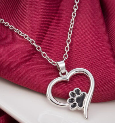 Collar Colgante Calado Amor y Huellita - Image 4