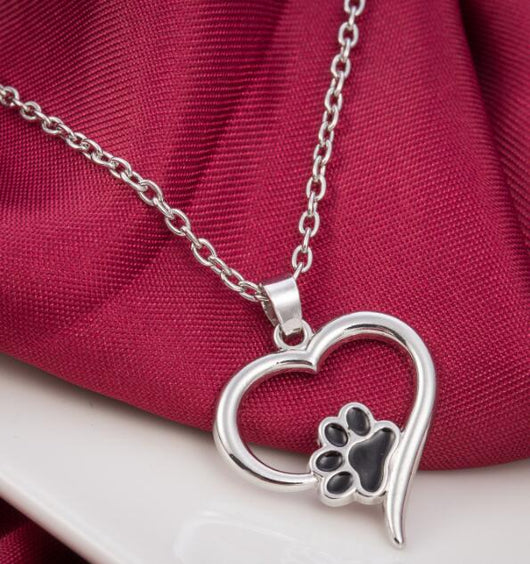 Collar Colgante Calado Amor y Huellita - Image 4