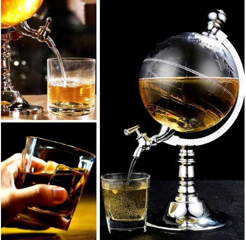 Dispensador de Bebidas Globo Terráqueo 1.5L - Decantador de Licor Premium para Fiestas - Image 6