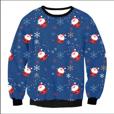 Suéter Navideño Divertido Santa Elfo Vacaciones para Hombre y Mujer - Image 15