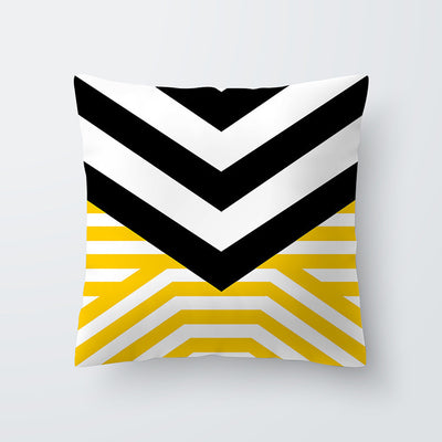 Funda de Almohada Hawaiana con Diseño Geométrico Amarillo - Image 34