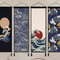 Tapiz de Pared Estilo Japonés para Sala de Estar