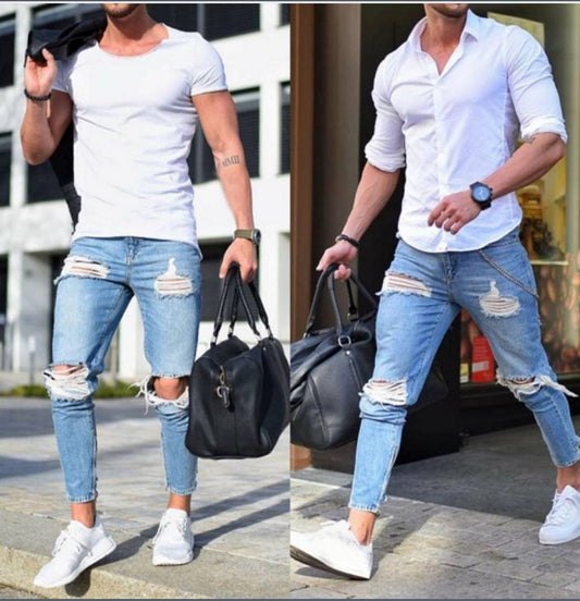 Jeans Europeos y Americanos de Estilo Clásico - Image 2