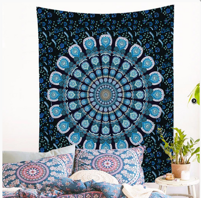Tapiz Mandala Impreso para Decoración de Pared