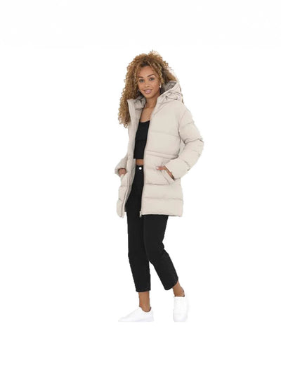 Abrigo Largo Acolchado con Capucha para Mujer - Calidez Total en Invierno - Image 4