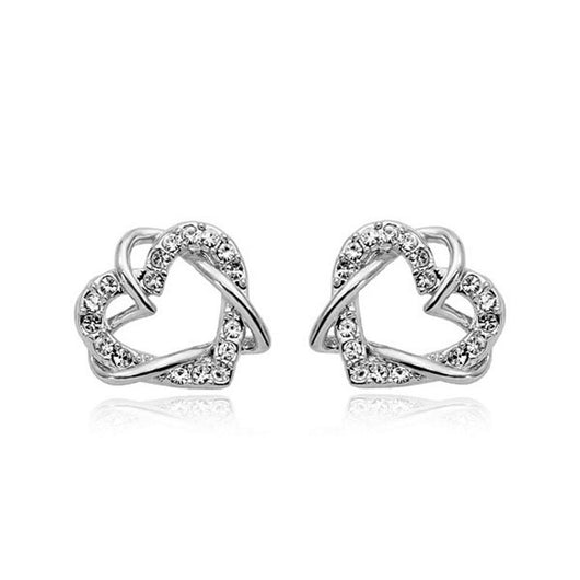 Aretes de Corazón en Oro Laminado y Oro Rosado - Image 8
