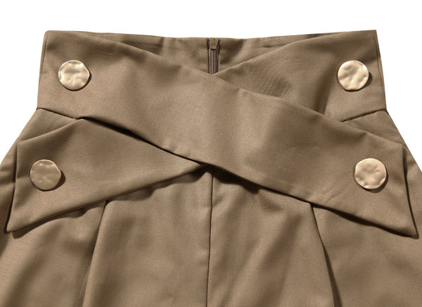 Pantalones Rabanero con Tiras Cruzadas