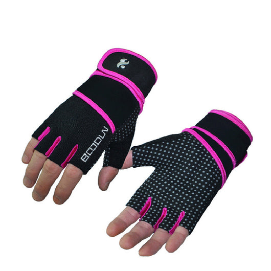 Guantes de Levantamiento con Soporte de Muñeca Antideslizante