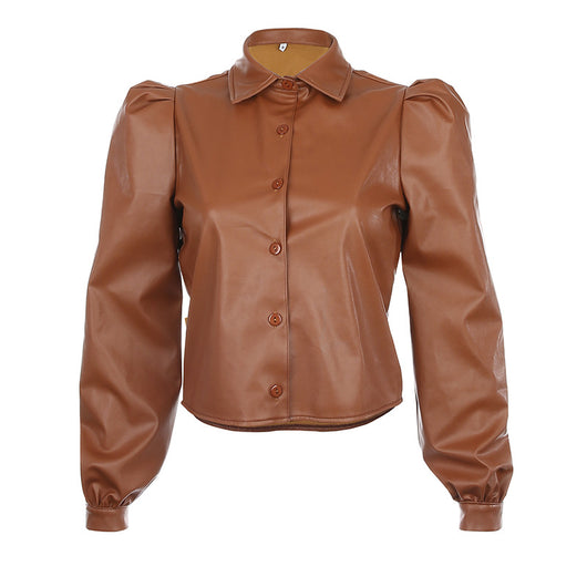 Blusa de Solapas Estructuradas con Mangas Abullonadas - Image 13