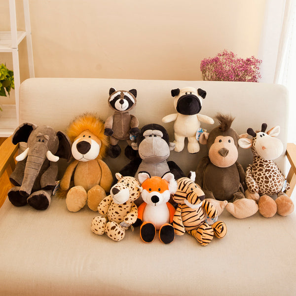 Peluches de Animales de la Selva