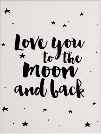 Lienzo Decorativo Te Amo Hasta la Luna - Image 13