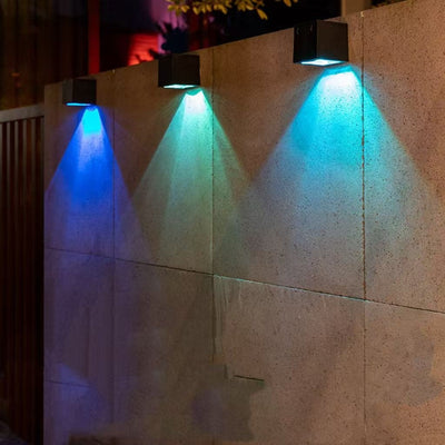 Lámpara Solar Cuadrada para Pared - Luz Ambiental Exterior - Image 14