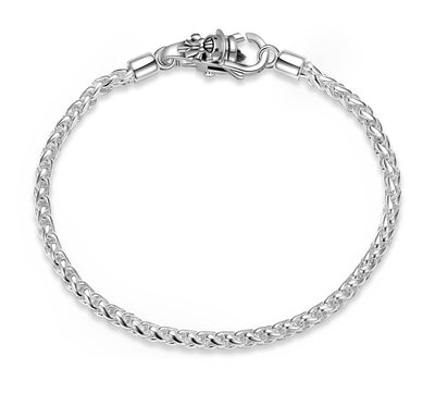 Pulsera Cadena Hueca Plata 925 - Accesorio DIY sin Cierre - Image 9