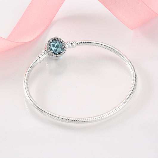 Pulsera de Plata Esterlina S925 con Cadena de Serpiente y Dijes Intercambiables - Image 18
